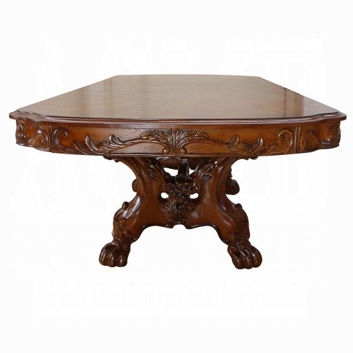 Acme Dresden Cherry Oak Dining Table - Image 3