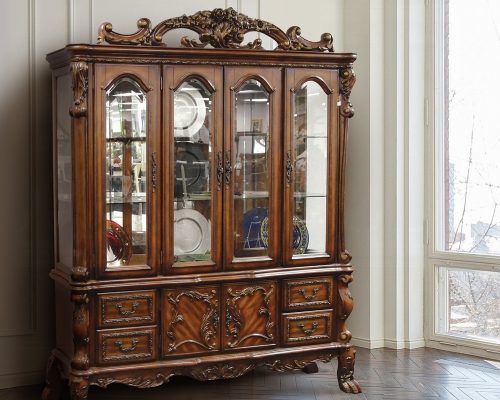 Acme Dresden Cherry Oak Hutch & Buffet
