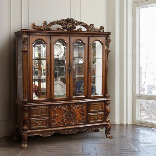 Acme Dresden Cherry Oak Hutch & Buffet