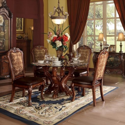 Acme Dresden Cherry Oak Curio - Image 4