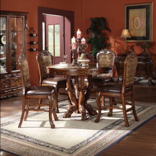Acme Dresden Cherry Oak Counter Height Table