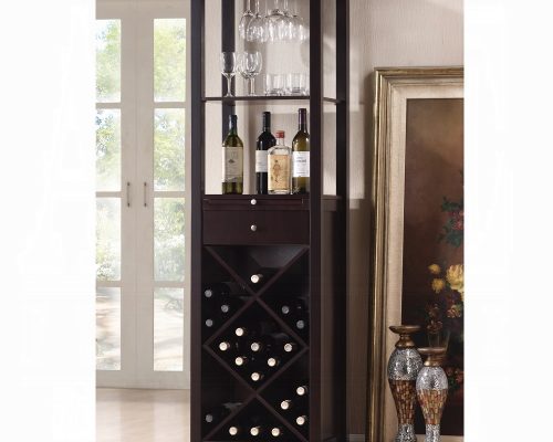 Acme Casey Wenge Wine Cabinet