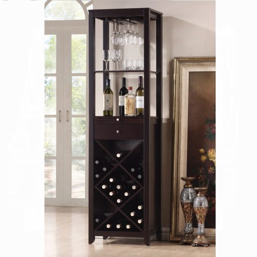 Acme Casey Wenge Wine Cabinet