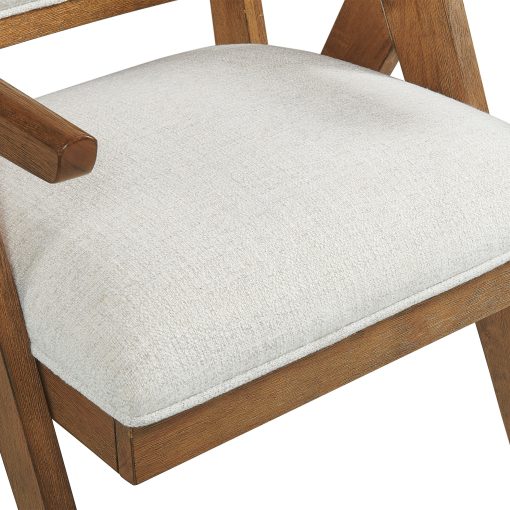 Intercon Vantage Organic Spice Acacia A-Frame Arm Chair - Image 3