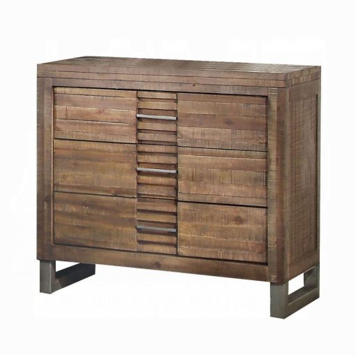Acme Andria Reclaimed Oak Nightstand - Image 2