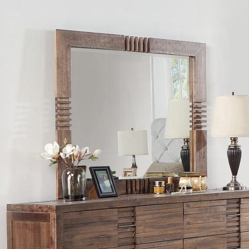 Acme Andria Reclaimed Oak Mirror - Image 2