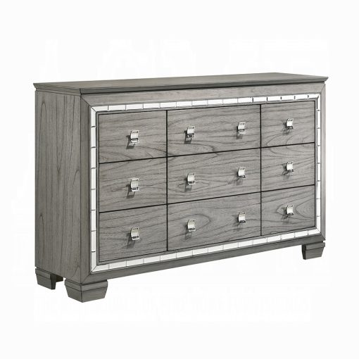 Acme Antares Light Gray Oak Dresser - Image 2