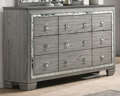 Acme Antares Light Gray Oak Dresser
