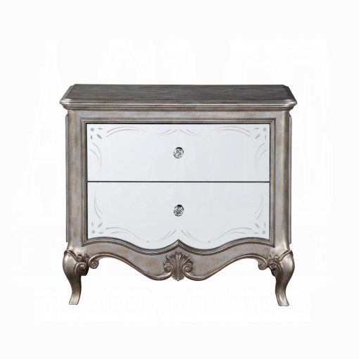 Acme Esteban Antique Champagne Nightstand - Image 3