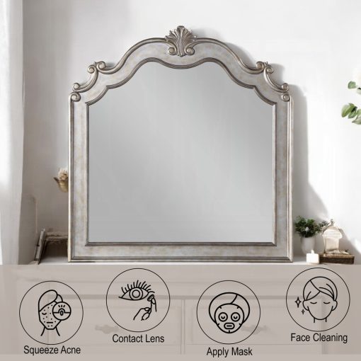 Acme Esteban Antique Champagne Mirror - Image 5