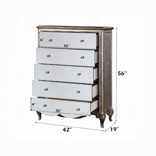 Acme Esteban Antique Champagne Chest - Image 4