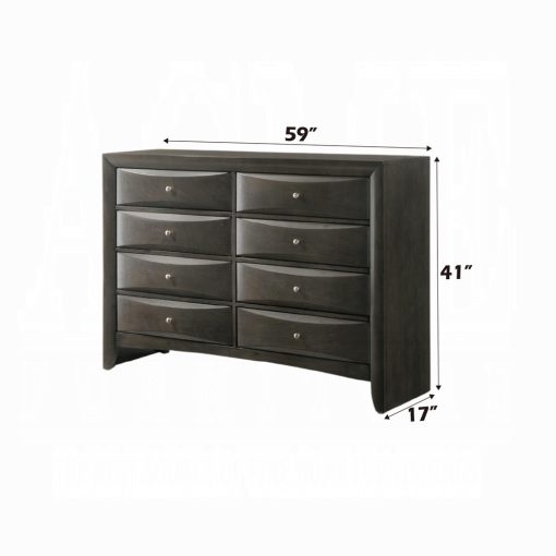 Acme Ireland Gray Oak Dresser - Image 4