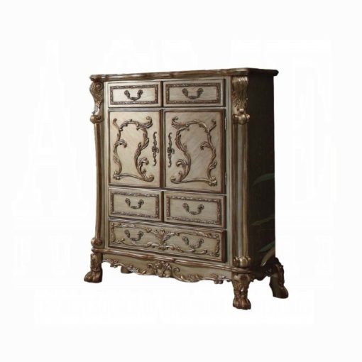 Acme Dresden Gold Patina & Bone Chest