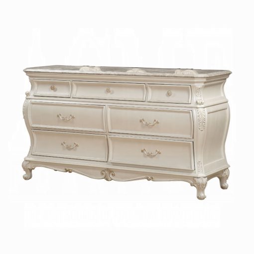 Acme Chantelle Pearl White Dresser