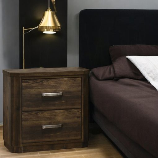 Acme Elettra Rustic Walnut Nightstand