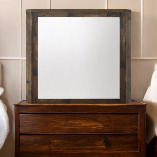 Acme Elettra Rustic Walnut Mirror