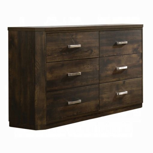 Acme Elettra Rustic Walnut Dresser - Image 2