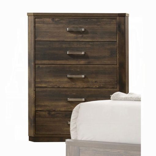 Acme Elettra Rustic Walnut Chest - Image 2