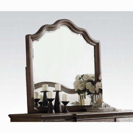 Acme Baudouin Weathered Oak Mirror