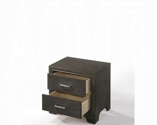 Acme Carine II Gray Nightstand