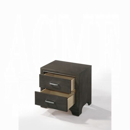 Acme Carine II Gray Nightstand