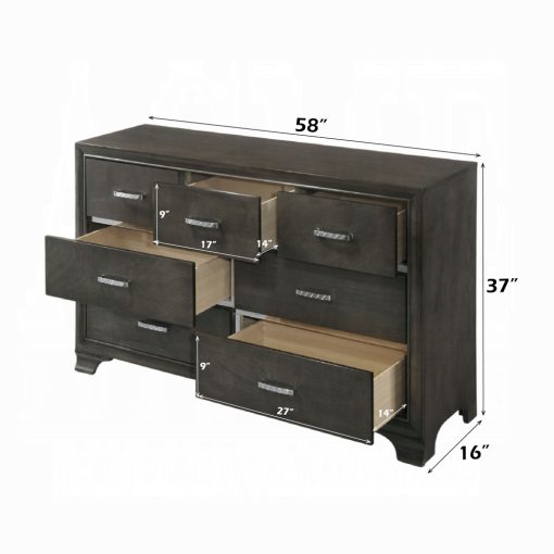 Acme Carine II Gray Dresser - Image 3