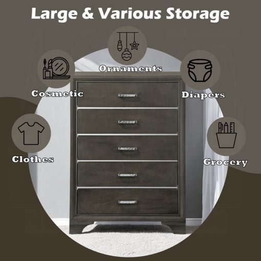 Acme Carine II Gray Chest - Image 3