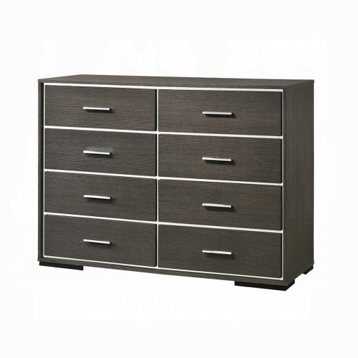 Acme Escher Gray Oak Dresser - Image 2