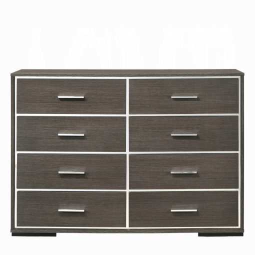 Acme Escher Gray Oak Dresser - Image 3