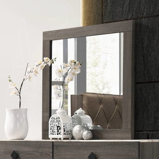 Acme Avantika Rustic Gray Oak Mirror