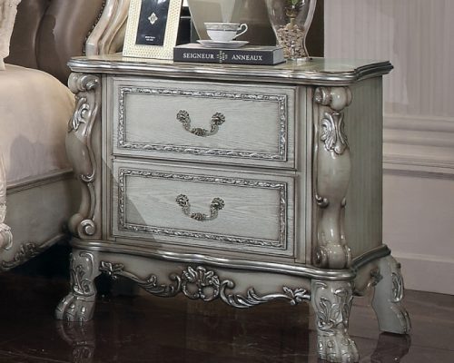 Acme Dresden Vintage Bone White Nightstand
