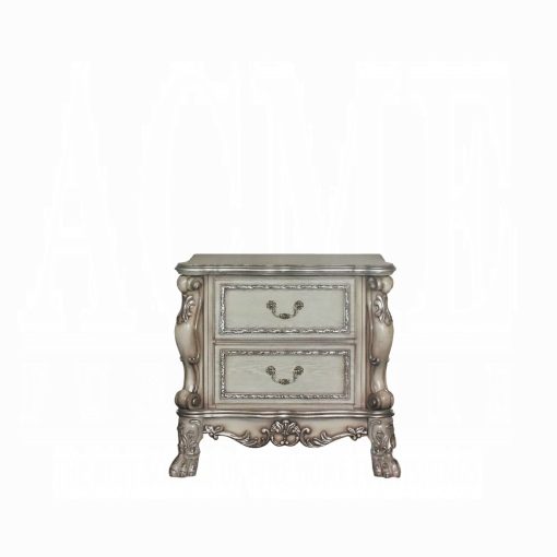 Acme Dresden Vintage Bone White Nightstand - Image 3