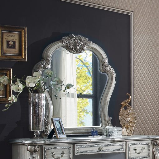 Acme Dresden Vintage Bone White Mirror