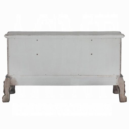 Acme Dresden Vintage Bone White Vanity Desk - Image 4