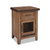 Intercon Taos Canyon Brown 1 Drawer Nightstand