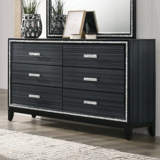 Acme Haiden Weathered Black Dresser