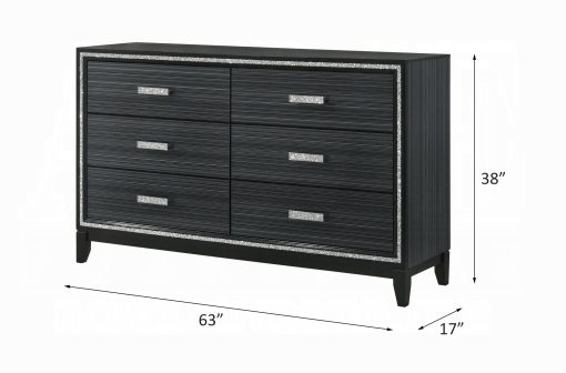 Acme Haiden Weathered Black Dresser - Image 6