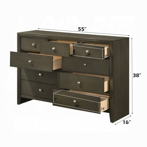 Acme Ilana Gray Dresser - Image 7