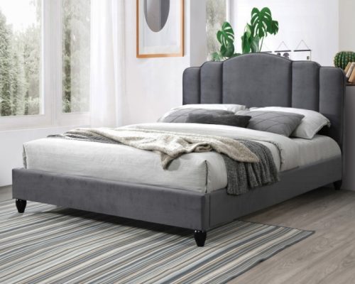 Acme Giada Charcoal Fabric EK Bed