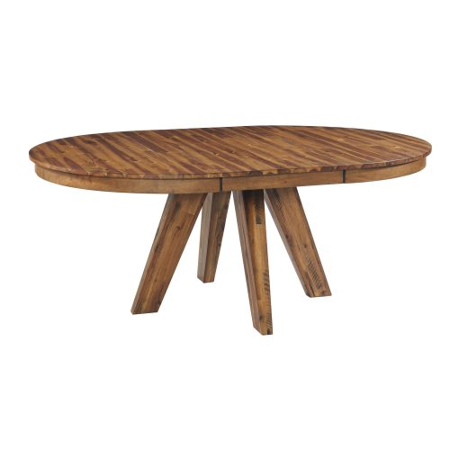 Intercon Vantage Organic Spice Acacia Round Pedestal Table