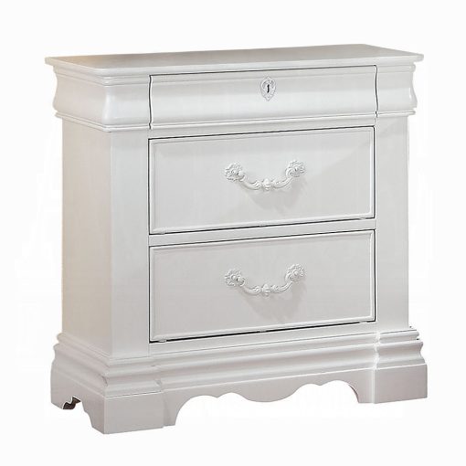 Acme Estrella White Nightstand - Image 2