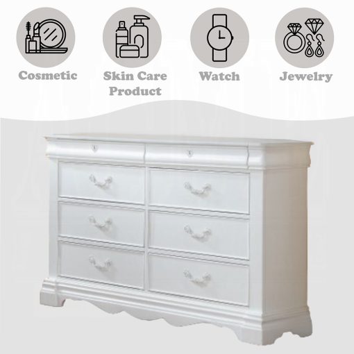 Acme Estrella White Dresser - Image 6