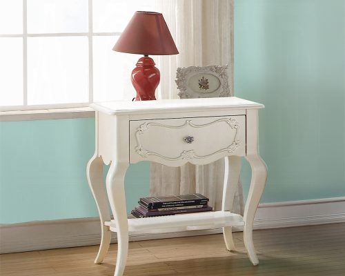 Acme Edalene Pearl White Nightstand