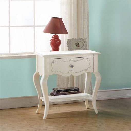 Acme Edalene Pearl White Nightstand