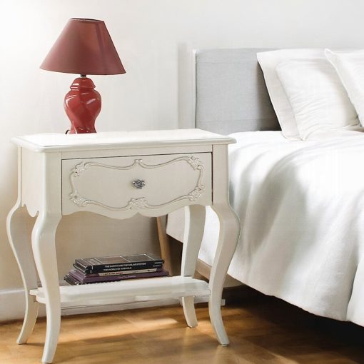 Acme Edalene Pearl White Nightstand - Image 3
