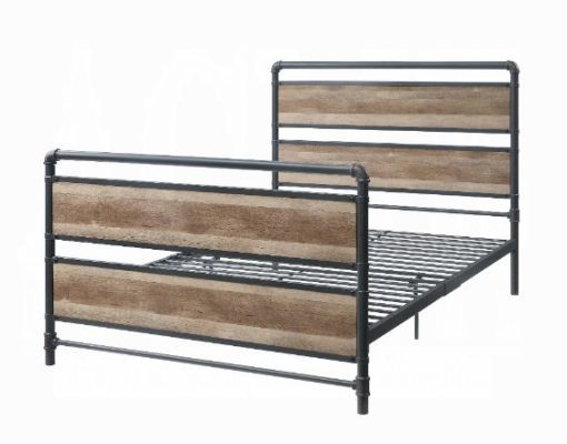 Acme Brantley Antique Oak & Sandy Gray Full Bed - Image 2