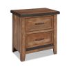 Intercon Taos Canyon Brown 2 Drawer Nightstand