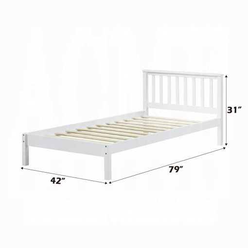 Acme Freya White Twin Bed - Image 7