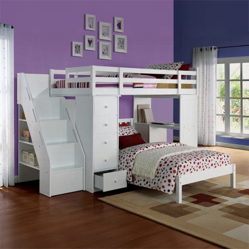 Acme Freya White Twin Bed