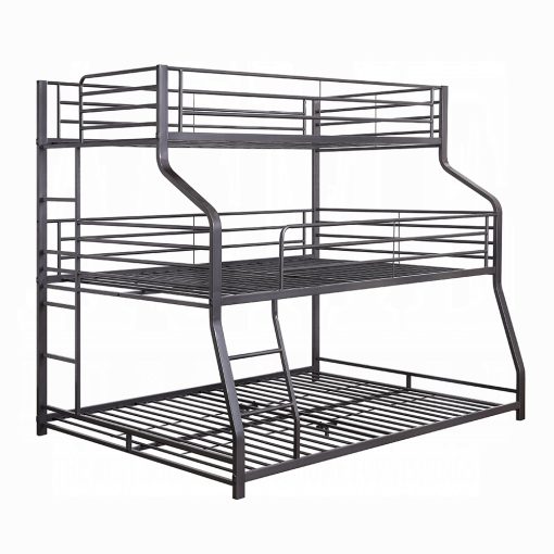 Acme Caius II Gunmetal Twin/Full/Queen Bunk Bed - Image 2